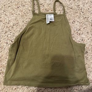 h&m halter tank top